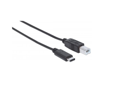 Manhattan 353304 Cable Usb C Cm B Macho 1.0mts. Negro - ordena-com.myshopify.com