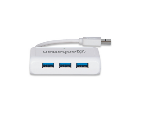 Manhattan 506892  Tarjeta Red Gigabit Usb V3.0 Mas Hub 3 Puertos Mh - ordena-com.myshopify.com