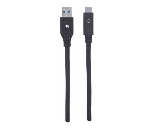 Manhattan 354981 Cable Usb C V3.1 C A 3 M Negro - ordena-com.myshopify.com