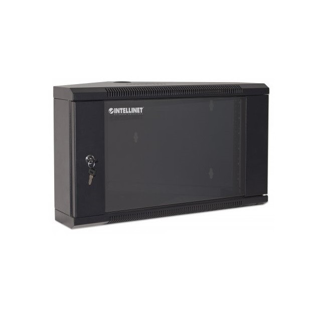 Intellinet 714624 Gabinete 19 Pulg. 600x430 Para Montaje En Esquinas Color Negro - ordena-com.myshopify.com