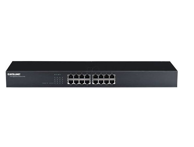 Intellinete 524148 Switch 16 Puertos Montaje Rack 19 Pulgadas 10 100 1000 Mbps - ordena-com.myshopify.com