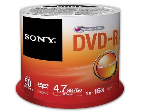 Sony 50 Dmr47 Sp Dvd R 16x4.7 Gb Campana De 50 Pzas - ordena-com.myshopify.com