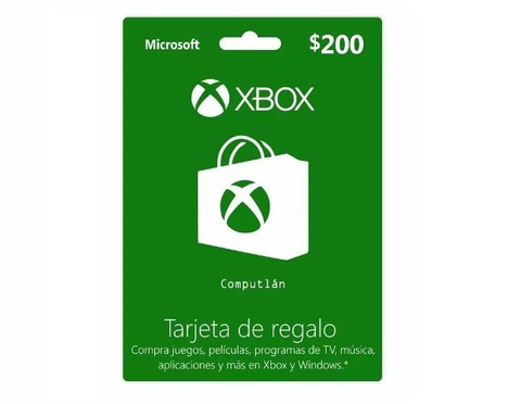 Microsoft K4 W 03197 Gamer Card Xbox Live On Line Esd 200 Mxn R15 - ordena-com.myshopify.com