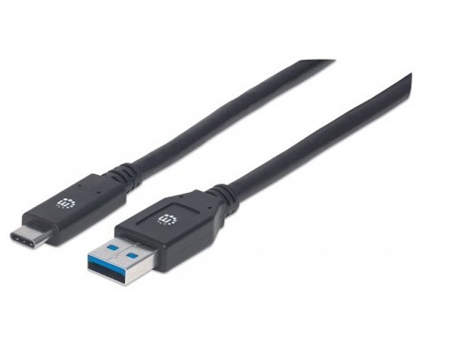 Manhattan 354981 Cable Usb C V3.1 C A 3 M Negro - ordena-com.myshopify.com