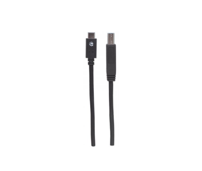 Manhattan 353380 Cable Usb Tipo Cm Bm 1.0 Mts V3.1 Gen2 Negro - ordena-com.myshopify.com