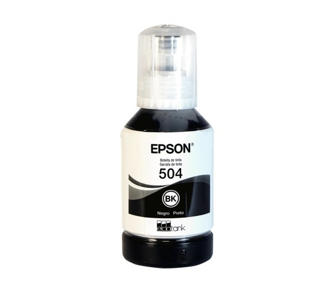Epson T504120 Al Botella Econtank T504 Negra 127 Ml Pigmento Serie L - ordena-com.myshopify.com