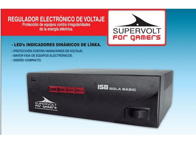Sola Basic Super Volt Regulador De Voltaje Mca,120 V/1600 Va/800v4/C - ordena-com.myshopify.com