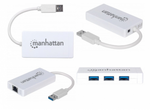 Manhattan 507578 Hub Gigabit Usb V3.0 Mas Hub 3 Ptos - ordena-com.myshopify.com