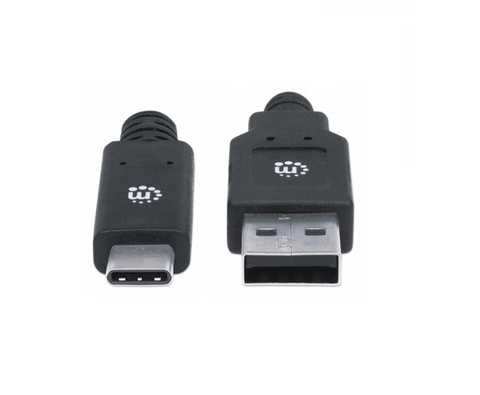 Manhattan 354974 Cable Usb Tipo Cm Am 2.0 Mts V3.1 Gen1 Negro - ordena-com.myshopify.com
