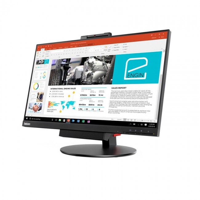 Monitor Lenovo Led De 24 Pulg Hd Con Bocinas Y Web Cam Negro - ordena-com.myshopify.com