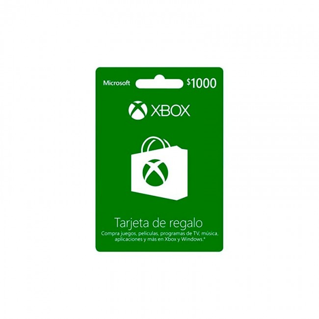Microsoft K4 W 03200 Gamer Card Xbox Live On Line Esd 1000 Mxn R15 - ordena-com.myshopify.com