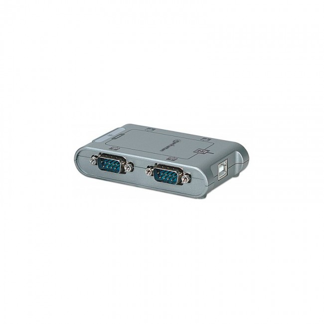 Manhattan 151047 Convertidor Usb A Serial Db9 M 4 Puertos - ordena-com.myshopify.com