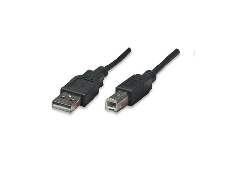 Manhattan 374507 Cable Usb V2.0 A B 0.5m Negro - ordena-com.myshopify.com