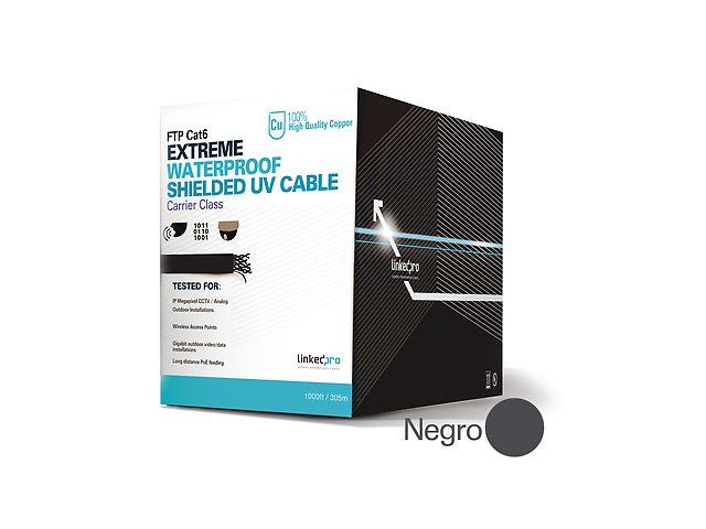 Linkedpro Bobina De Cable De 1000 Ft 305 M Cat6 Exterior Blindado Tipo Ftp - ordena-com.myshopify.com