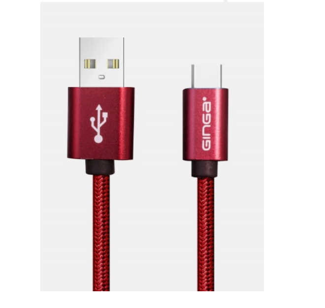 Ginga Gi1801 Tcro Cable Tipo C Usb Cargador Y Transmisor Rojo - ordena-com.myshopify.com
