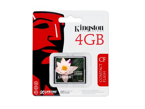 Kingston Cf/4 Gb, Memoria Compact Flash 4 Gb - ordena-com.myshopify.com