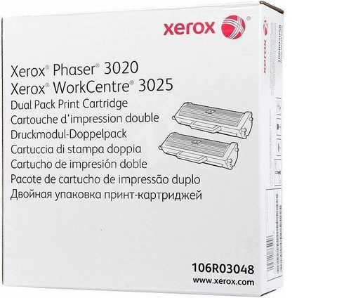 Xerox 106r03048 Toner Dual Workcentre 3020 3025 Negro 3000 P