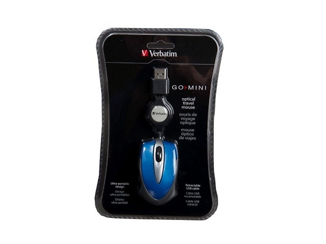 Verbatim 97249 Mini Mouse Tetractil Para Viaje Azul - ordena-com.myshopify.com