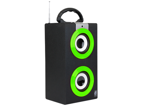 Green Leaf 9120 Gr Bocina Portatil Fm Mp3 Verde - ordena-com.myshopify.com