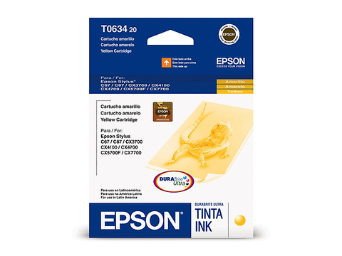 Epson T063420 Cartucho Para Stylus C67/87/ Cx3700 Amarillo - ordena-com.myshopify.com