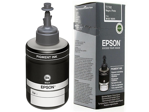 Epson T774 Botella De Tinta Ecotank 140ml, Para Serie M, Negro - ordena-com.myshopify.com