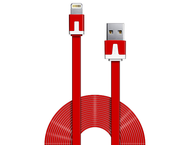 Ginga Cable Usb Carga Y Datos Iphone 5 Rojo - ordena-com.myshopify.com
