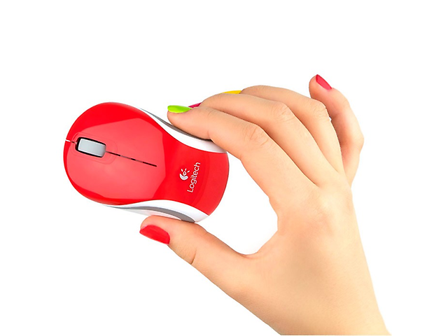 Logitech M187 Mini Mouse Inalambrico, Rojo - ordena-com.myshopify.com