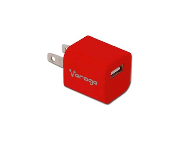 Vorago Au 105 Cargador Para Pared Con 1 Puerto Usb Rojo - ordena-com.myshopify.com