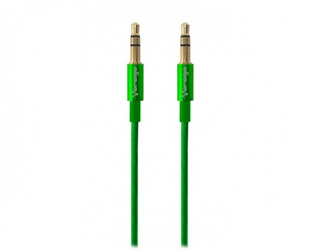 Vorago Cab 108 Cable De Audio 3.5 Mm Redondo Metalico Verde - ordena-com.myshopify.com