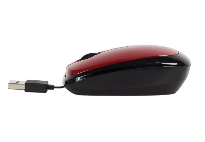 Hp X1250 Mouse Usb Alambrico Rojo/Negro - ordena-com.myshopify.com