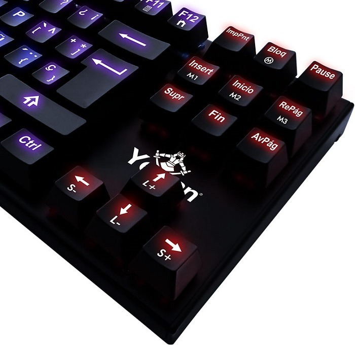 Yeyian Yat1806 Teclado Mecanico Gaming Spark Rgb Antighost Switch Rojo - ordena-com.myshopify.com