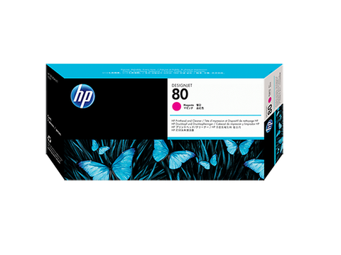 Hp 80 Limpiador De Cabezales De Impresion C4822 A Para Design Jet, Magenta - ordena-com.myshopify.com