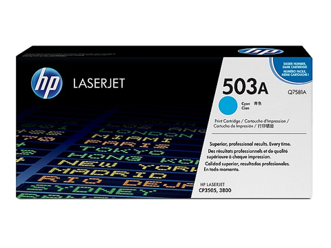 Hp 503 A Toner Q7581 A Para Laserjet 3800, Cyan - ordena-com.myshopify.com