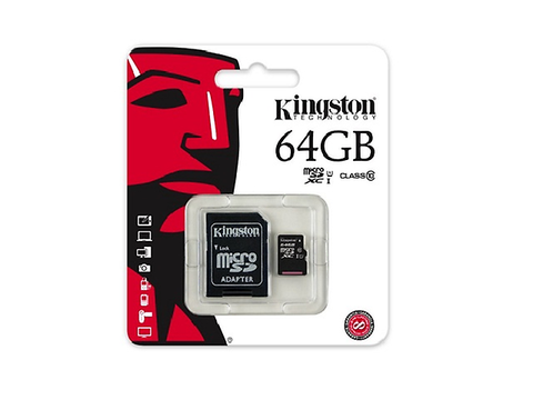 Kingston Sdc10 G2 Tarjeta Micro Sd, 64 Gb, Clase 10 Uhs I, Con Adaptador Sd - ordena-com.myshopify.com
