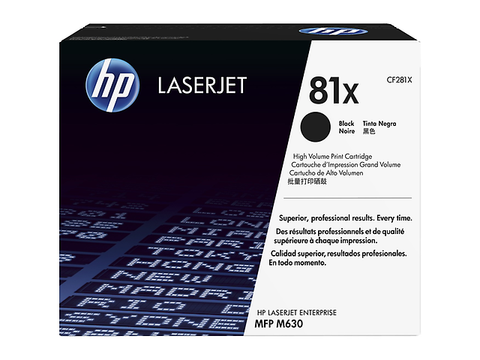 Hp 81 X Toner Cf281 X Alto Rendimiento Para Laser Jet M630 Negro - ordena-com.myshopify.com