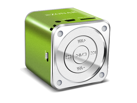 Zonar Bm201 Minicube Bocina Mp3 Verde - ordena-com.myshopify.com