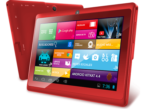 Zonar Titanium Tablet Pc Quad Core 8 Gb Alm. 1 Gb Ram Roja - ordena-com.myshopify.com