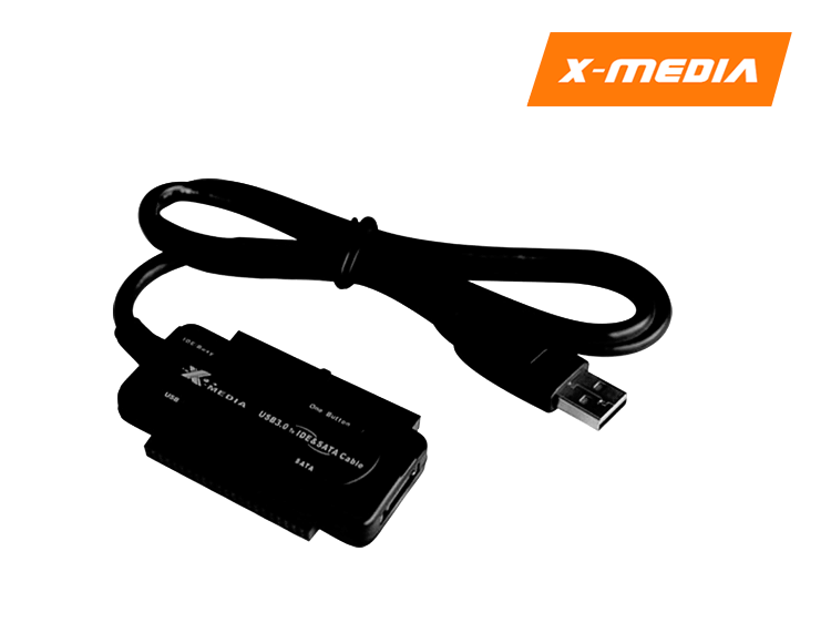 X Media Ub 3235 S Otb, Adaptador Usb 3.0 To 2.5/3.5/5.25 Sata Ide