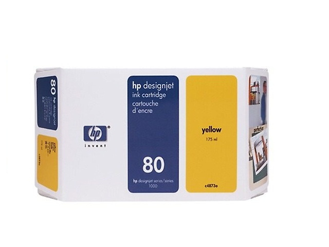 Hp 80 C4873 A Cartucho De Tinta Para Design Jet 175ml, Amarillo - ordena-com.myshopify.com