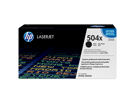 Hp 504 X Toner Alto Rendimiento Ce250 X 10,500 Pag. Negro - ordena-com.myshopify.com