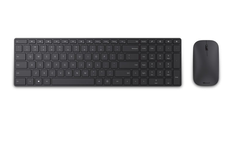 Microsoft 7 N9 00004 Kit Teclado Y Mouse Bluetooth Negro Español - ordena-com.myshopify.com