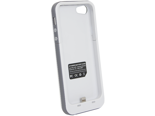 Funda Con Bateria Recargable Blanco Iphone5 - ordena-com.myshopify.com
