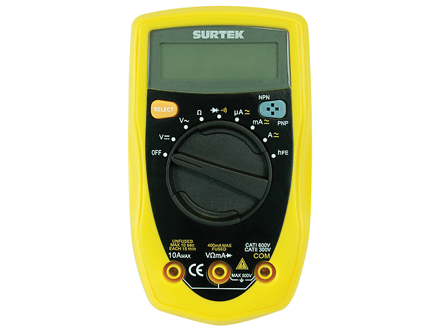 Surtek 111002 Multimetro Digital Con Autorango - ordena-com.myshopify.com