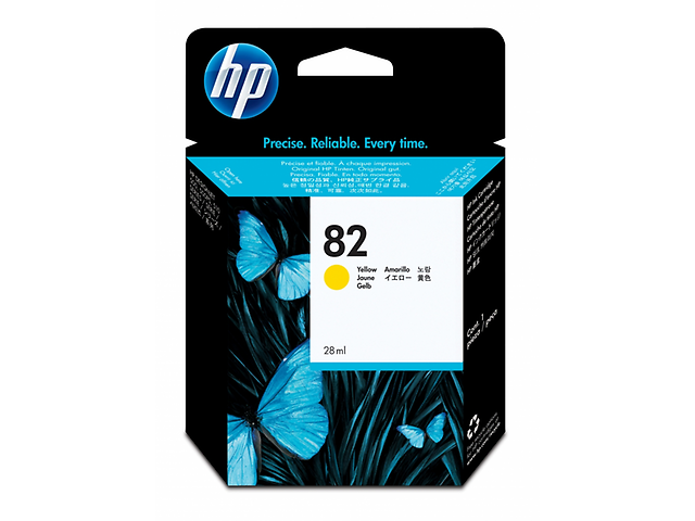 Hp 82 Cartucho De Tinta Ch568 A Para Design Jet, 28 Ml, Amarillo - ordena-com.myshopify.com