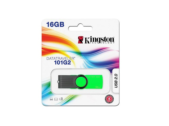 Kingston U3016 Memoria G2 Usb 2.0 16 Gb Data Traveler Verde - ordena-com.myshopify.com