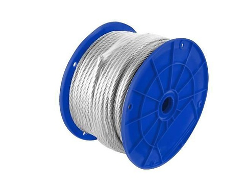 Toolcraft Tc0991 Cable De Acero 7 X7 Hilos 1/8x3/16x 75 M Cubierto Con Pvc - ordena-com.myshopify.com