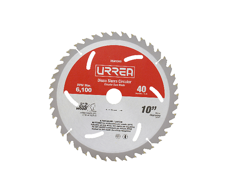 Urrea Dsm1040 Disco Par A Sierra Circular 10 40 Dientes - ordena-com.myshopify.com