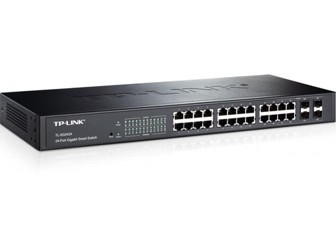 Tp Link T1600 G 28 Ts Switch 24 Ptos Giga 4 Ptos Sfp L2 L3 Qo S Igmp