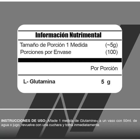 L   Glutamina Meta Nutrition 500 Gramos   100 Porciones - ordena-com.myshopify.com