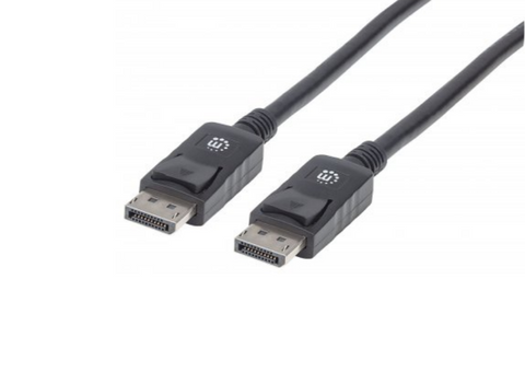 Manhattan 306935 Cable Displayport M M 1 Metro, Negro - ordena-com.myshopify.com